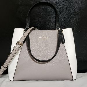 Kate Spade White/Gray Handbag